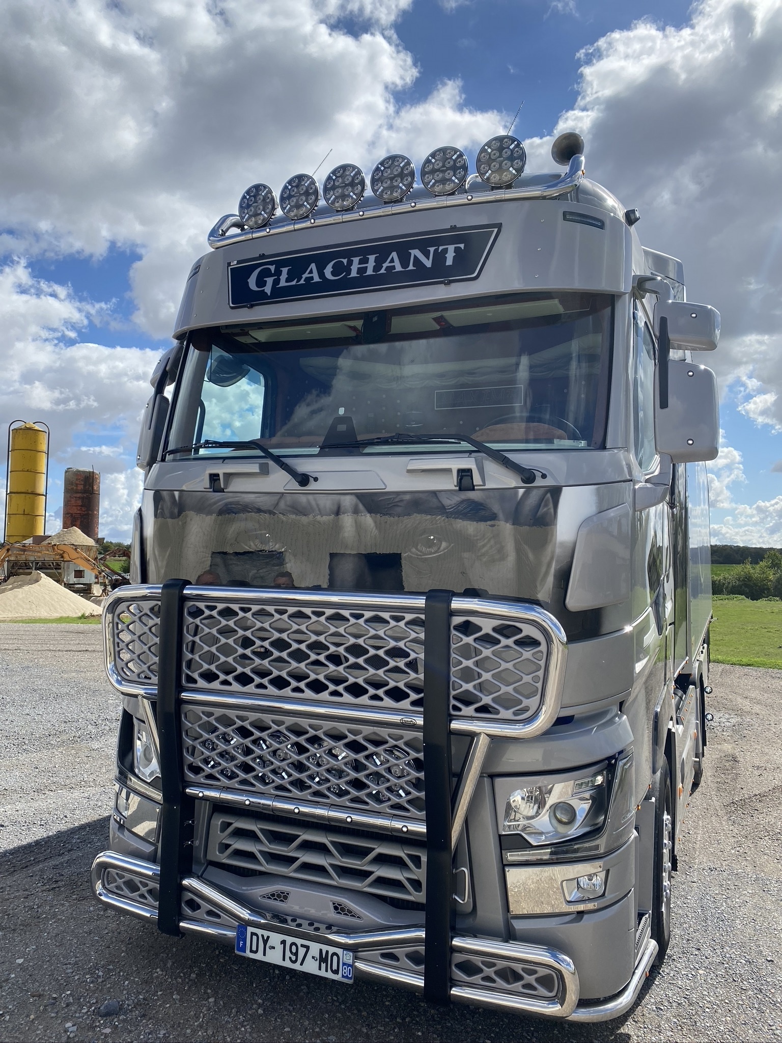 Class Design Zonneklep Renault T met verlichting