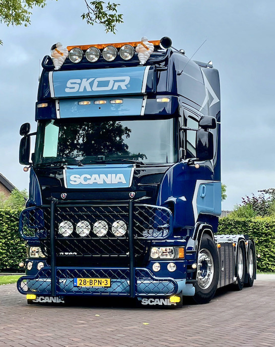 Turbo Truckparts RVS Michelinpop Steun met RVS BA15 fitting