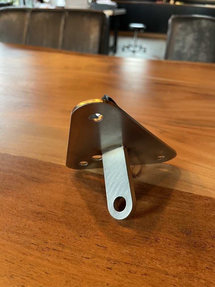 Turbo Truckparts RVS Michelinpop Steun met RVS BA15 fitting