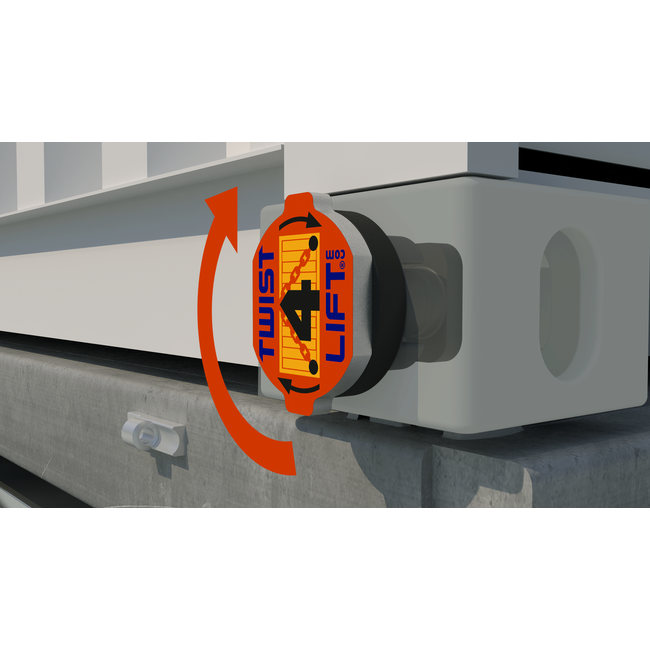 Twist4Lift® Safety Container Lifting Hooks