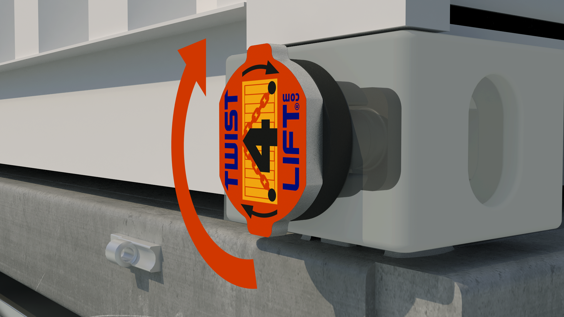 Twist4Lift® Safety Container Lifting Hooks