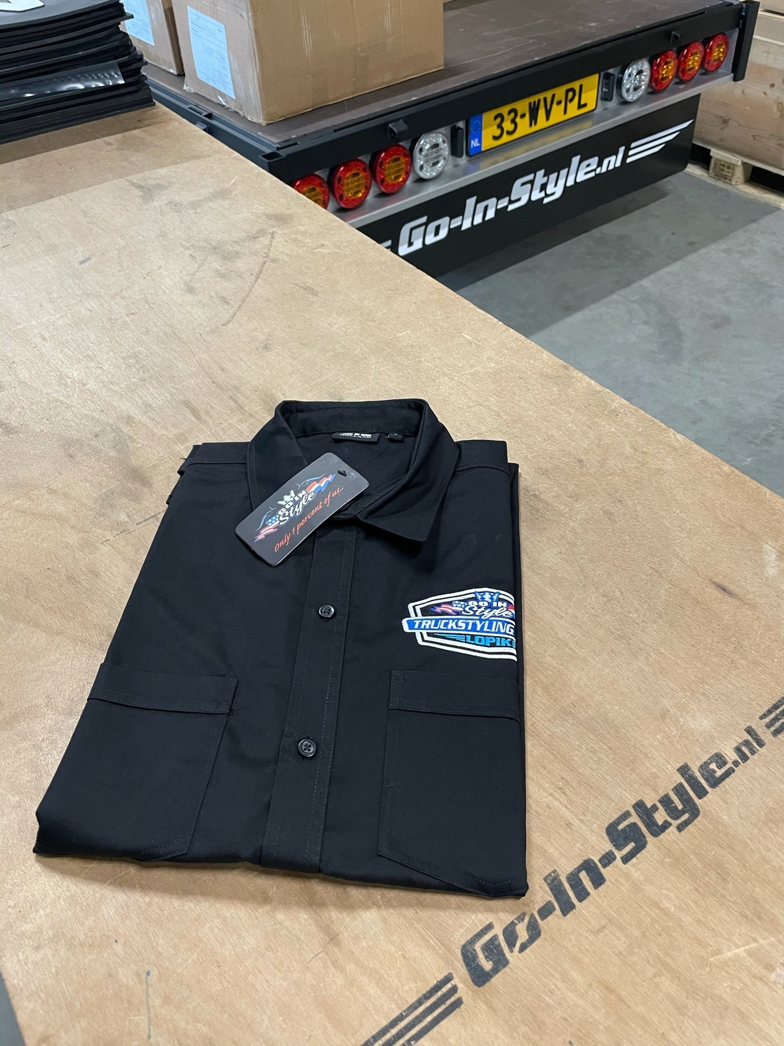 Go-in-style.nl Shopshirt / Overhemd van superkwaliteit!