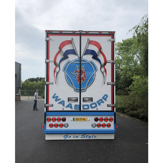 White mudflap  248x35cm