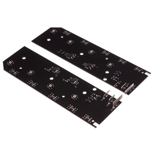 Amber daytime running lights for in the halogen headlight for the Scania Nextgen