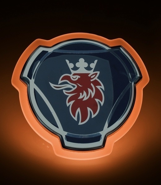 Originele Scania Griffioen Logo's met LED