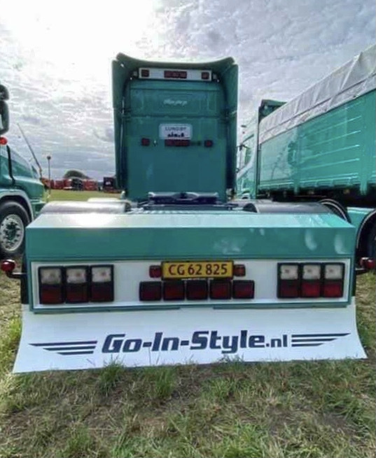 Go-in-style.nl spatlap wit 250x33cm