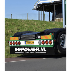 V8-power.nl Mudflap V8power.nl 248x35cm