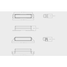 TRALERT Tralert R65 Slimeline Oranje LED grill flitser