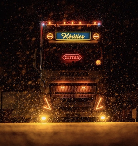 Oranje or warm wit LED dagrijverlichting voor de Volvo FH5 + Aero 2020+