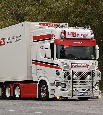 TruckStyle Sweden Zonneklep Scania NextGen 35cm - Rond