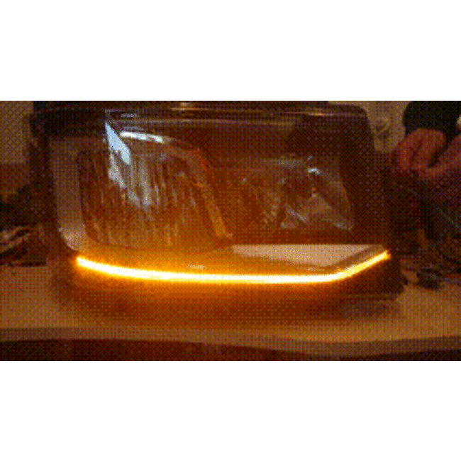 Daytime running lights Scania NG amber/white/flash