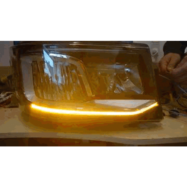 Daytime running lights Scania NG amber/white/flash