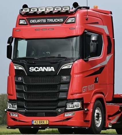 Coles Custom 1-piece sun visor Scania NG