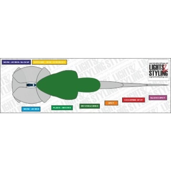 AngryMoose DAF XF106 SSC led vervangset - 1x H1 / 2x H11