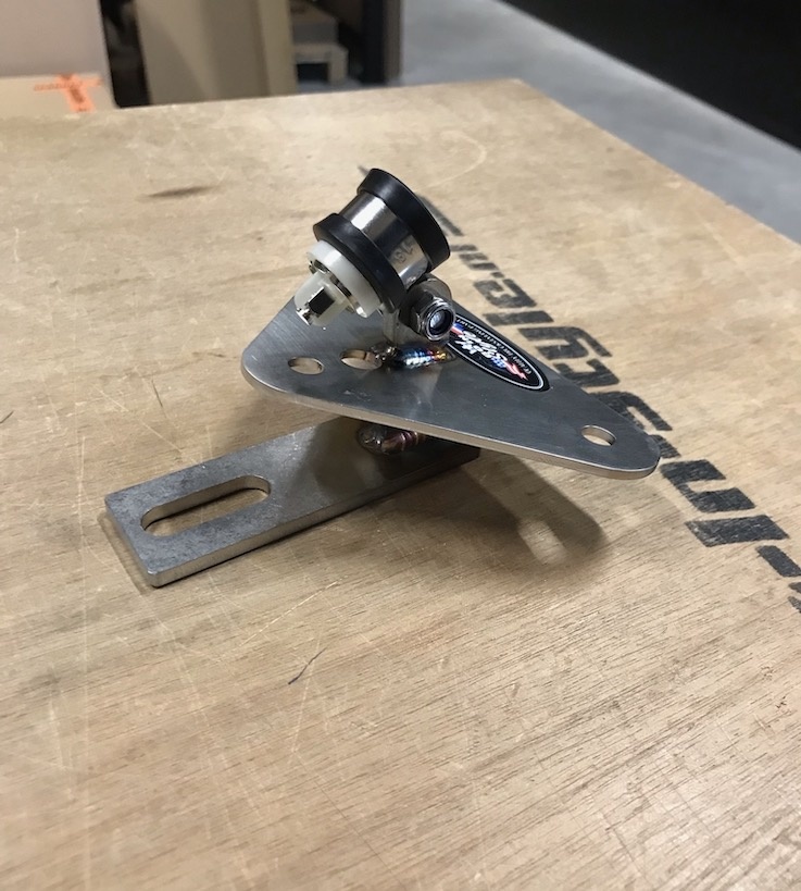 RVS Michelinpop lampklem steun incl. fitting