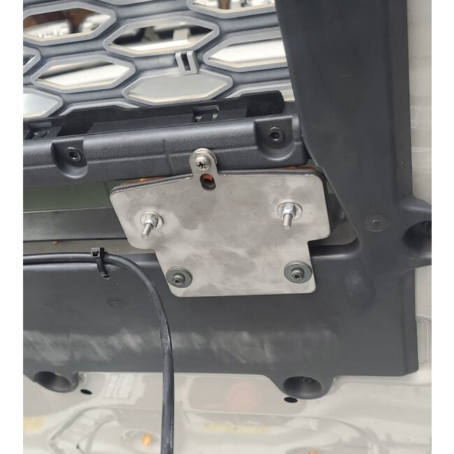 Mounting frame for double burners Volvo