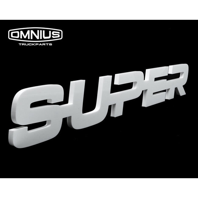 SUPER 2.0 embleem - Wit