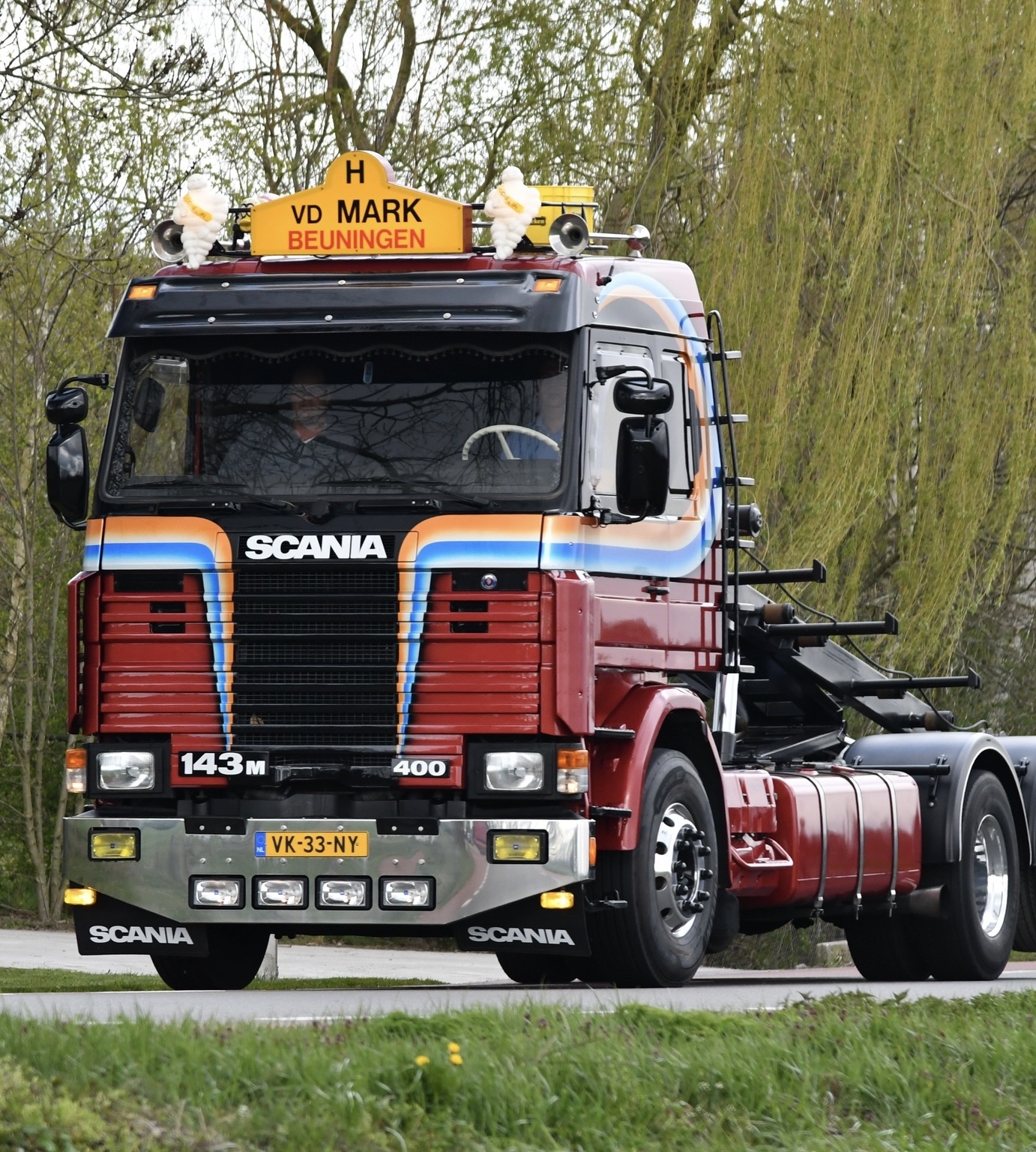 Scania Top lamp Scania 3-series Topline orange