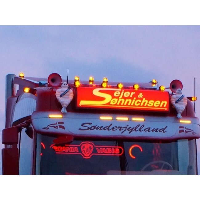 Top lamp Volvo Oranje of Wit 24V LED