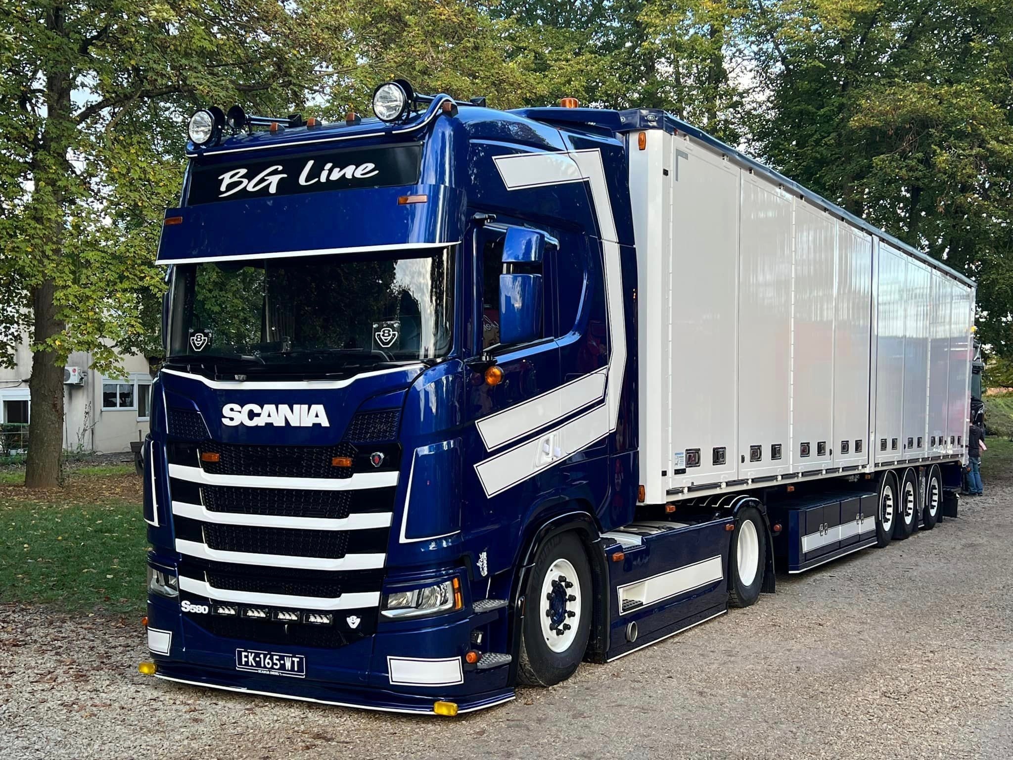 Fox Parts Zonneklep Scania NG Recht 39 cm