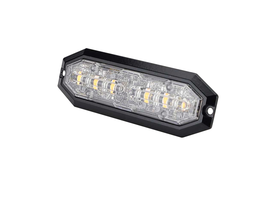 Strands 12-LED Grill flitser oranje/wit 12-24v
