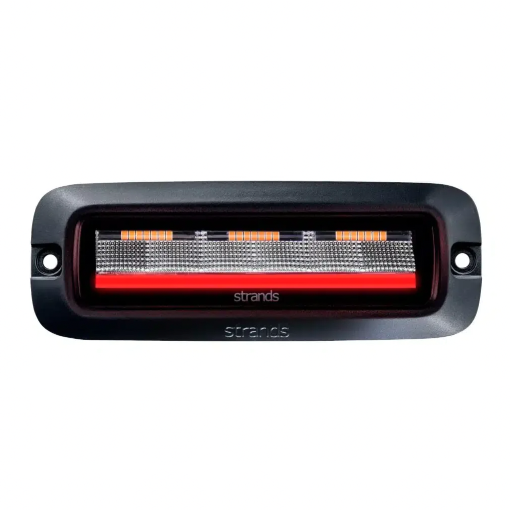 Strands Strands Siberia Multiple Options Tail Light LED met of zonder Flits