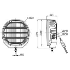 Briod Briod OZZ 9 inch LED Driving Light