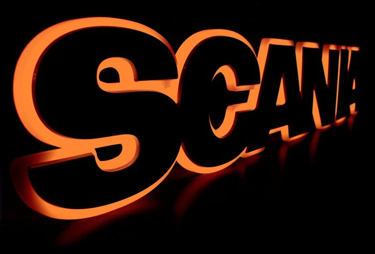 Verlicht Scania Embleem