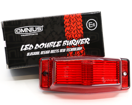 Omnius full LED Dubbelbrander in verschillende kleuren