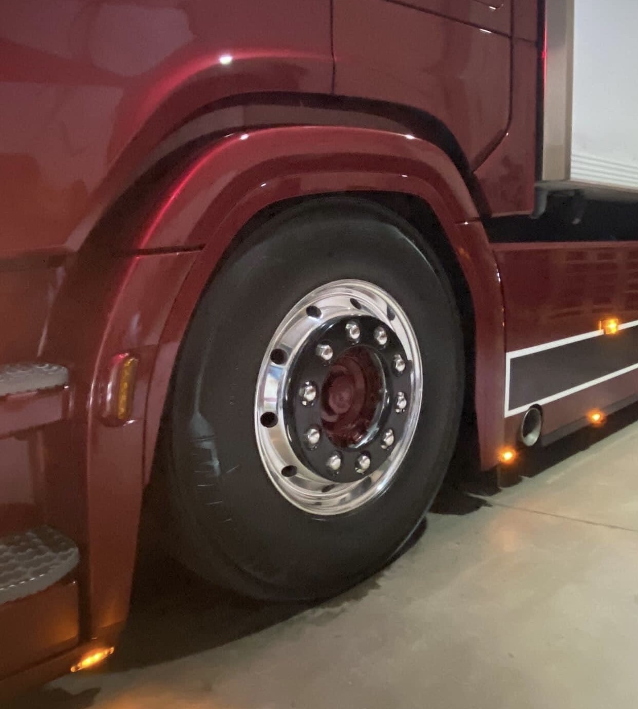 Spatbord verlenger voor Scania NG (set)