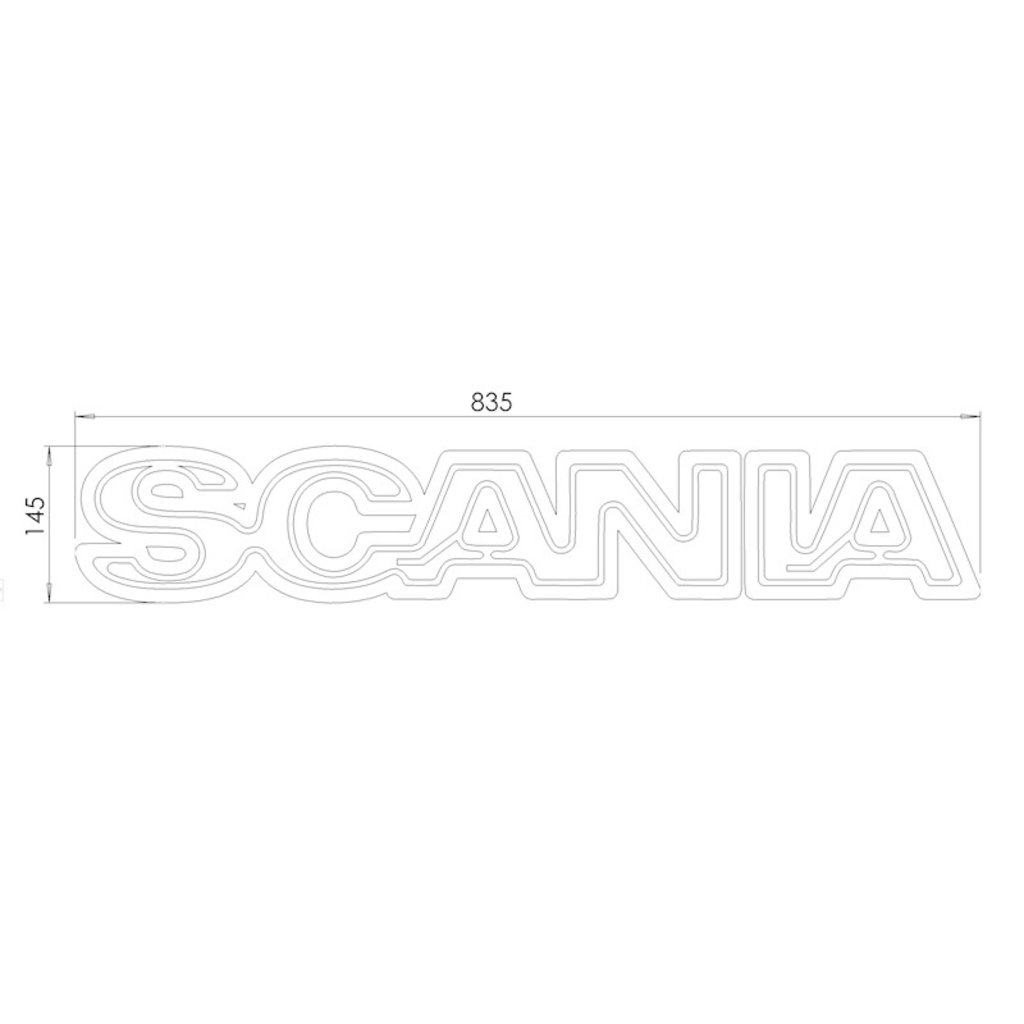 Scania Verlicht Scania Embleem