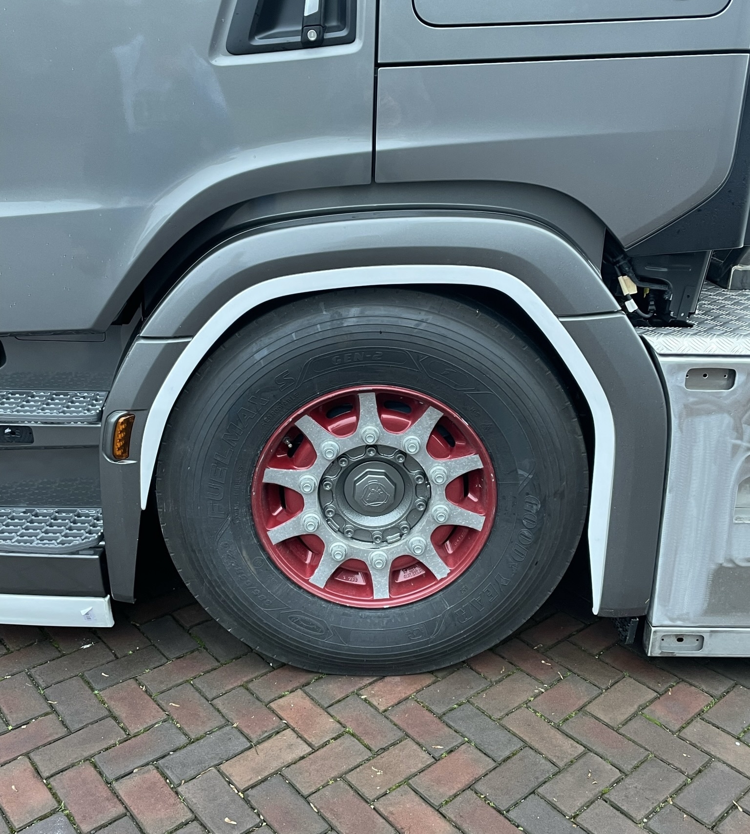 Spatbord verlenger voor Scania NG (set)