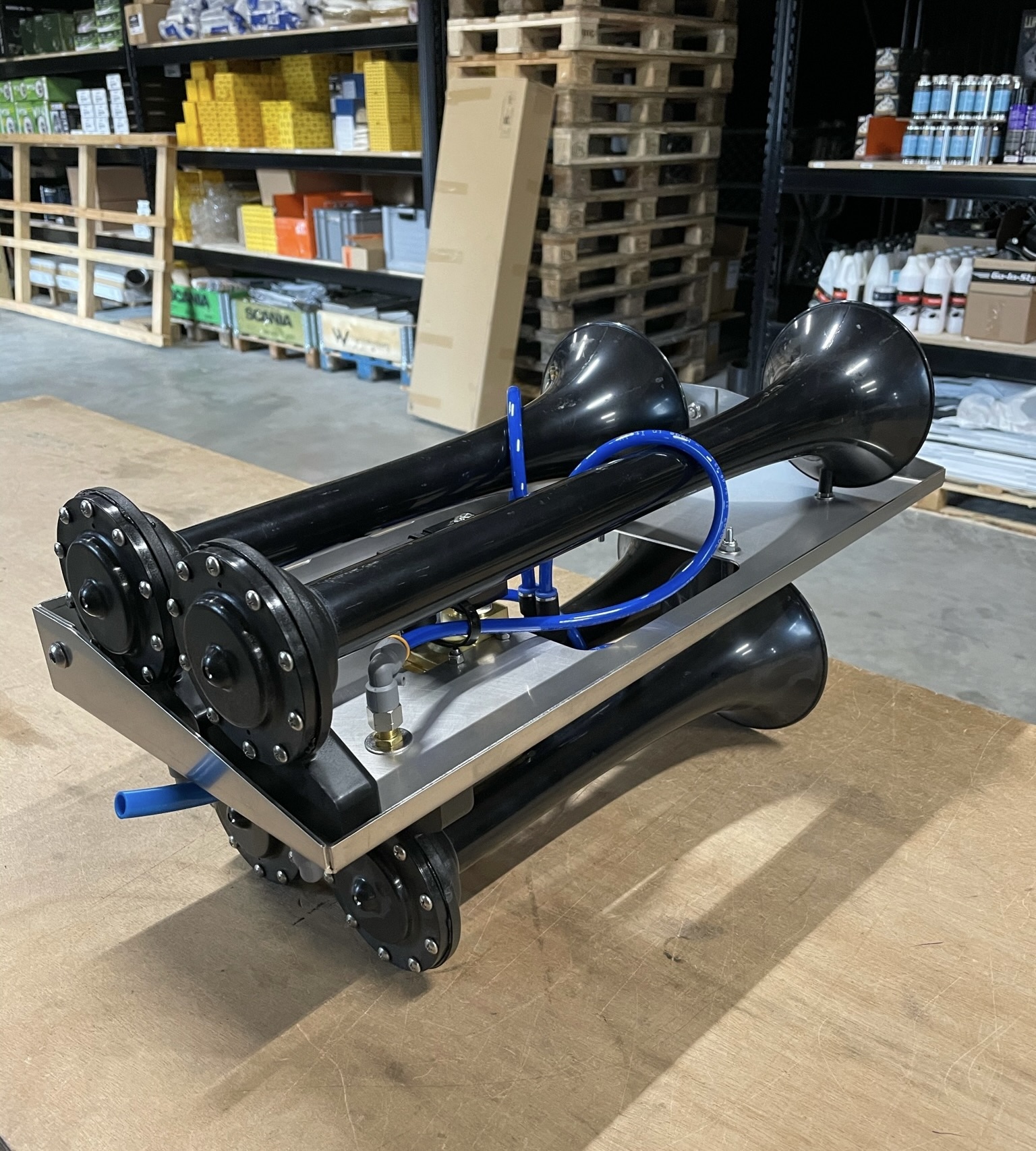 RVS Steun voor Hornblasters Shocker XL