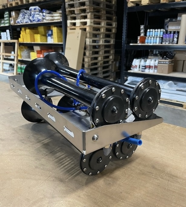 RVS Steun voor Hornblasters Shocker XL