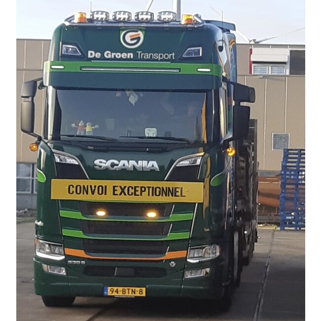 Fox Parts Zonneklep Scania NextGen Recht 34cm met Siberia 42" of 50"