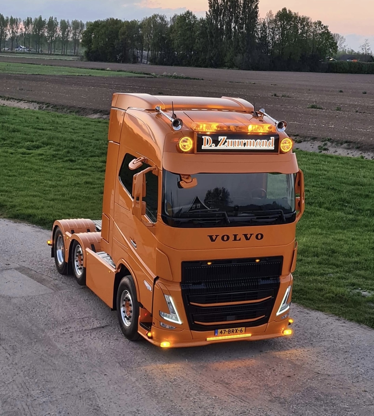 Amber Rotating Beacon lightbar in different sizes