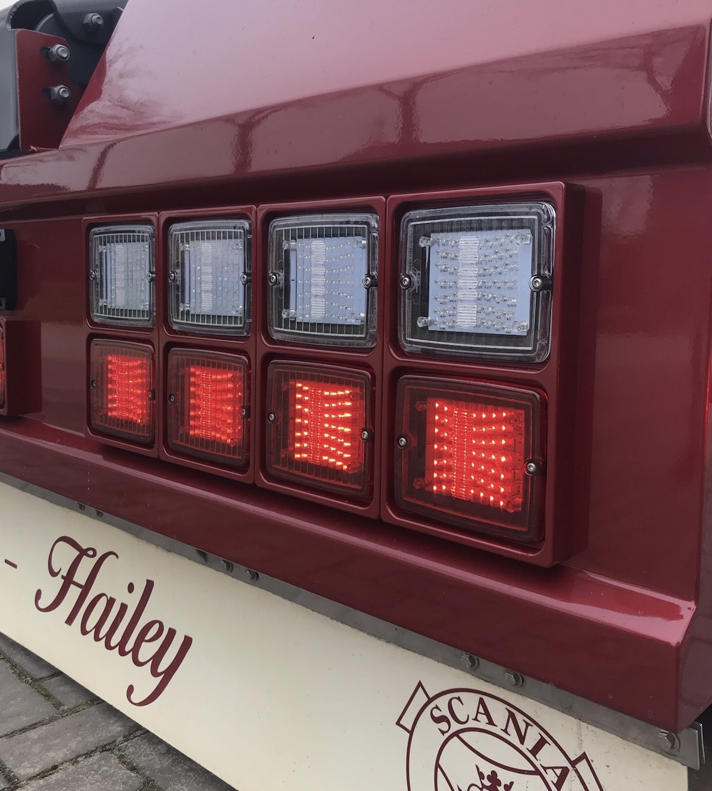 Omnius slim taillight Dubbel Frame voor LED achterlichten