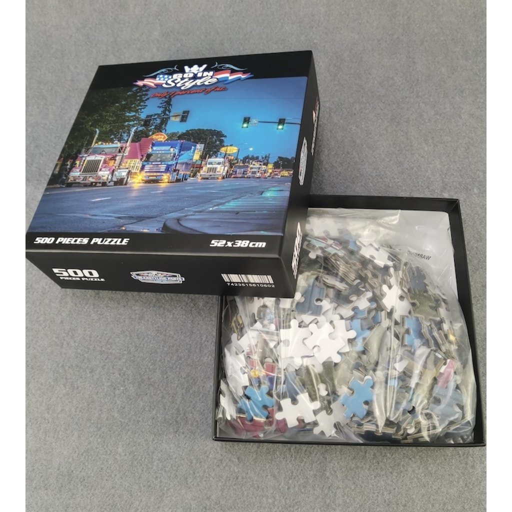 GIS Puzzle with 500 pieces
