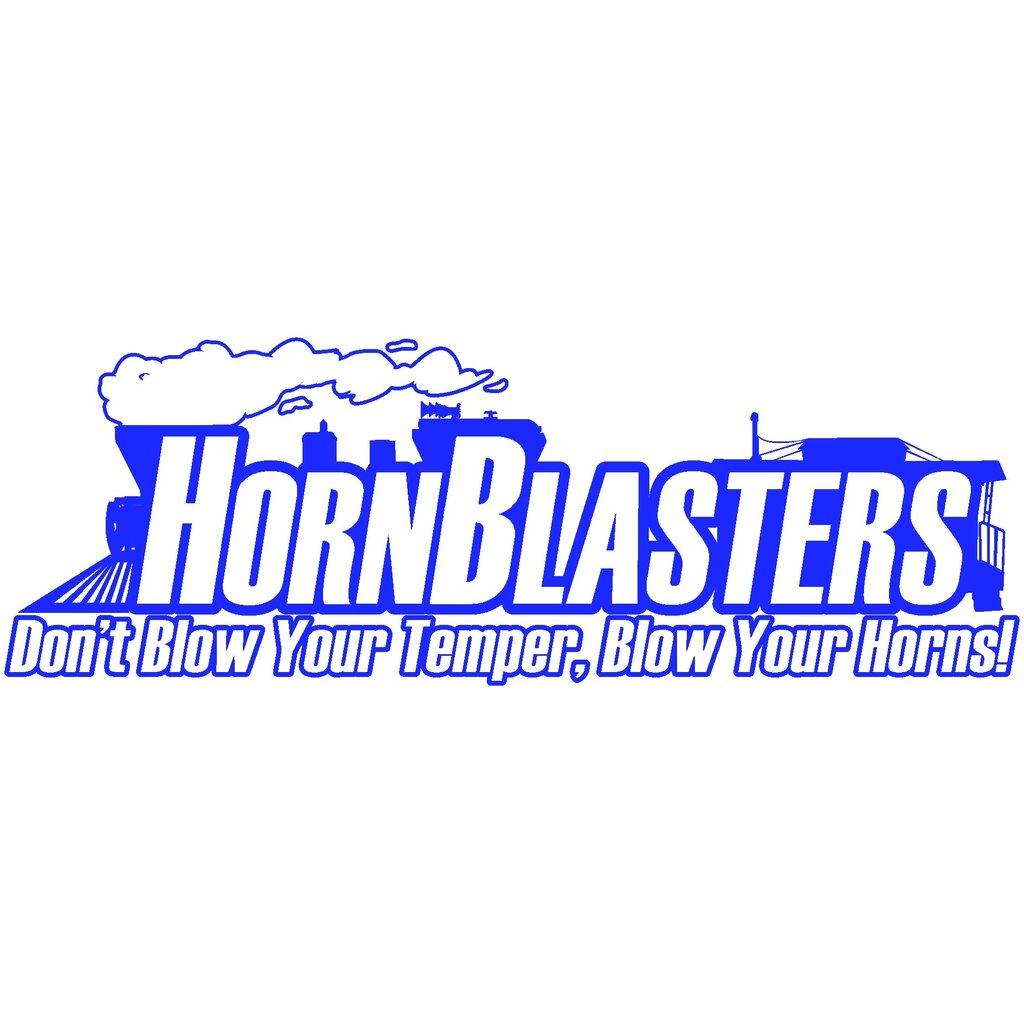 Hornblasters Hornblasters Shocker XL Trainhorn fully white!