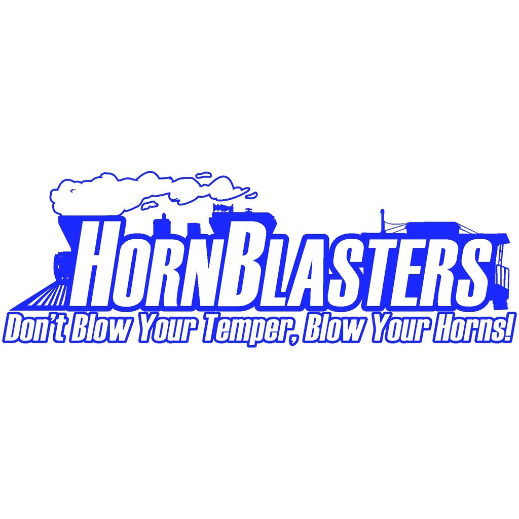 Hornblasters Hornblasters Shocker XL Trainhorn volledig wit!