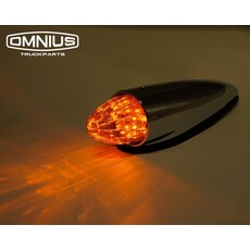 Omnius Omnius LED Torpedo lamp wit of oranje lens