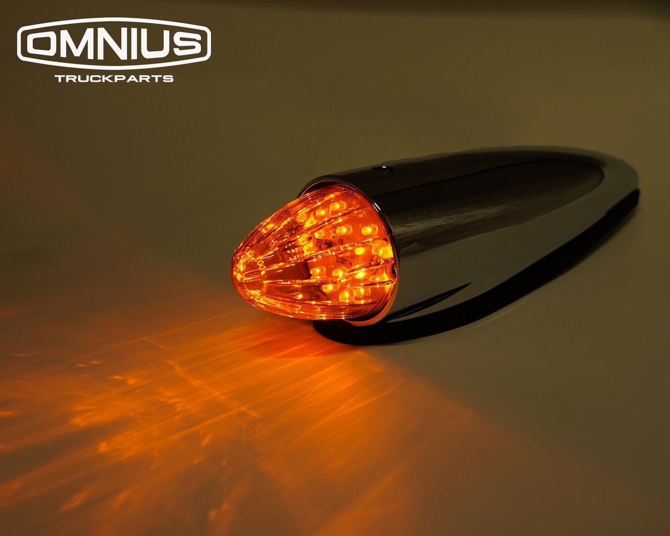 Omnius LED Torpedo lamp wit of oranje lens