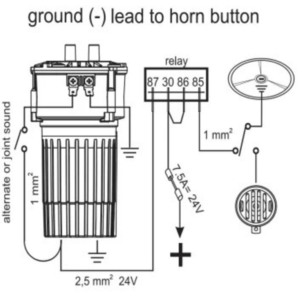 Marco Italian horn FAST with 24V compressor