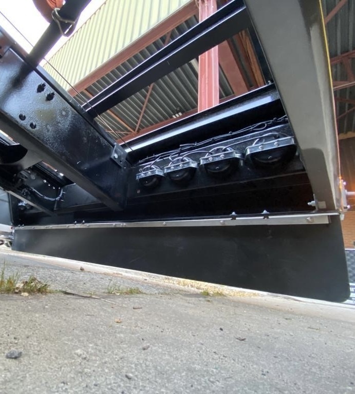 Scharnierende spatlapsteun voor de achterbumper!