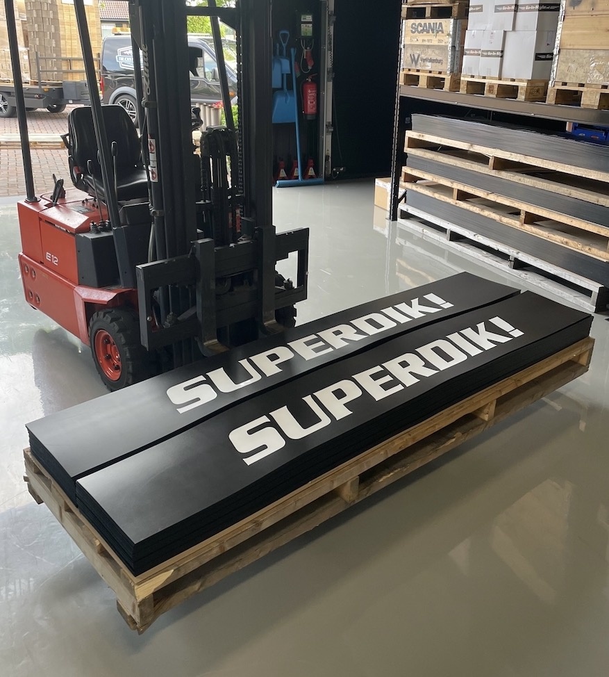 Spatlap Superdik! 250x33cm