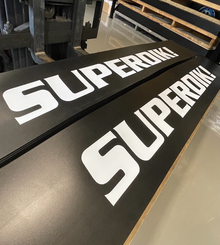 Spatlap Superdik! 250x33cm