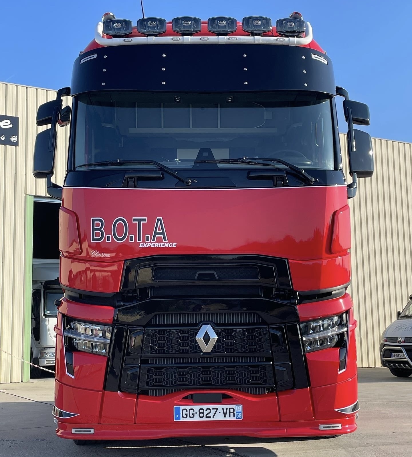 Class Design Zonneklep Renault T met verlichting