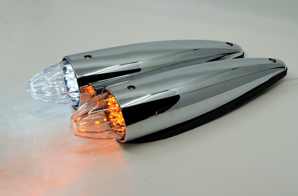 Omnius LED Torpedo lamp schakelbaar wit/oranje