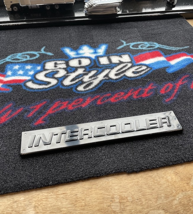 Oldskool Scania intercooler sign