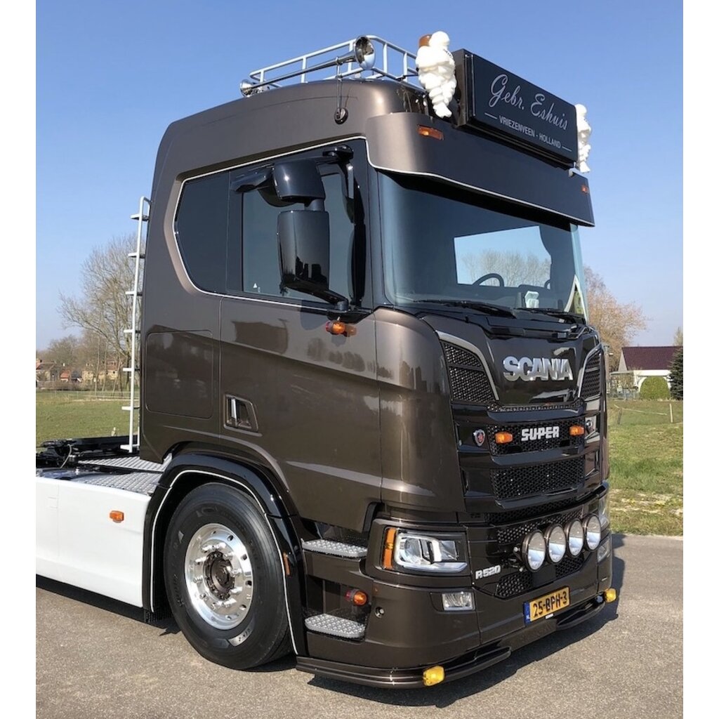 Turbo Truckparts Turbo Truckparts onderspoiler Scania NextGen medium bumper met Talmu's